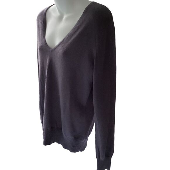 Gap grey basic Italian merino wool sweater pullover, large. 0529 - Picture 4 of 6